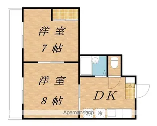 マンションパトー【102号室】の間取り