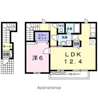 サンテール【2階】の間取り