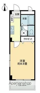 フォブールMIKI【2階】の間取り