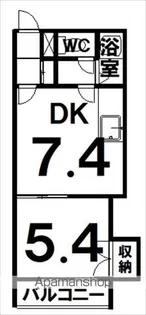 コーポラスYOSHITO【4階】の間取り