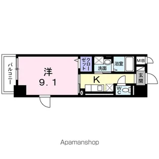 スカイヒルズ【6階】の間取り