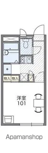 レオパレスひよりが丘【2階】の間取り