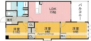 ロイヤルメゾン上野西【8階】の間取り