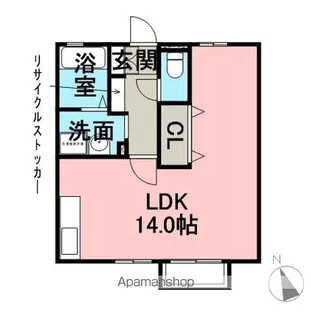 セピアコート【2階】の間取り