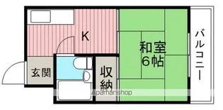 つばさハイツ【3階】の間取り