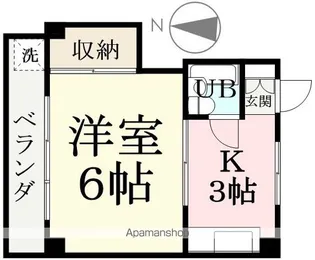 コーポホリタ【201号室】の間取り