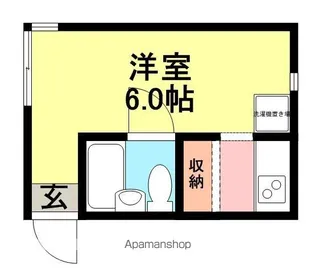 FLATS塚口【201号室】の間取り