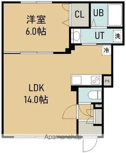 MagnoliaⅡ マグノリアツー【101号室】の間取り