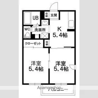 プリマベーラC【2階】の間取り