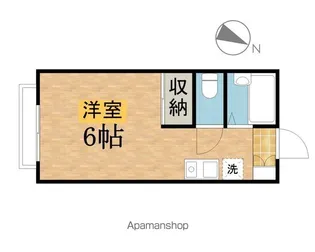 リタ山田【208号室】の間取り