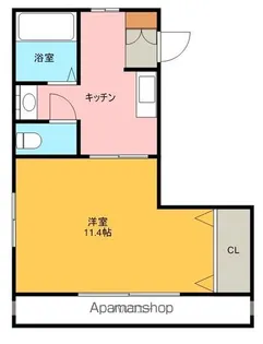 スウィート【301号室】の間取り
