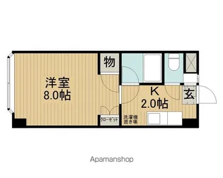 ガーデンオルヴィエート【103号室】の間取り