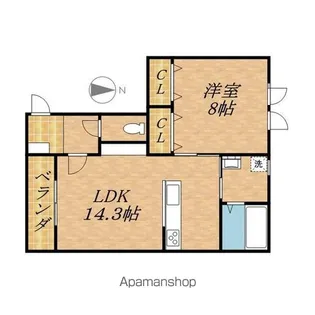 ECV【1階】の間取り