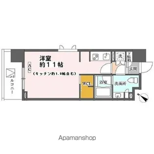 カスタリア大森【9階】の間取り