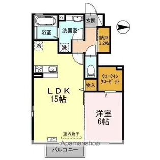 にゅうまごびれっじⅡ【1階】の間取り