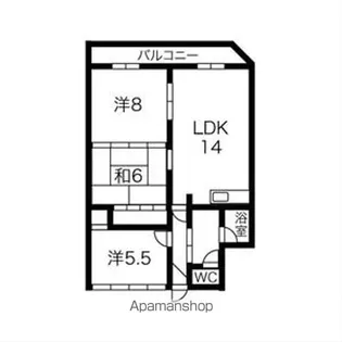 セントラルビル【505号室】の間取り