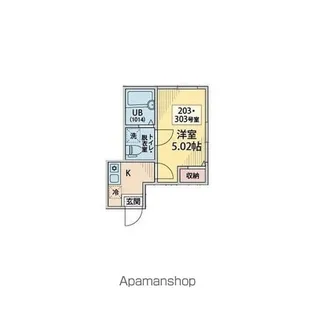 ブルーレジデンス赤羽Ⅲ【1階】の間取り