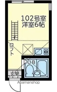 ユナイト田浦サンホセ【1階】の間取り
