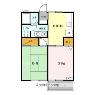 グリーンヒルズ中峠台 B【2階】の間取り