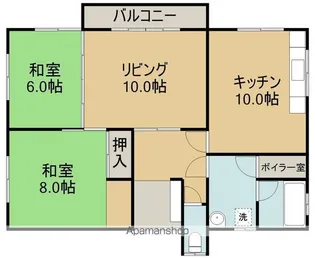 北海道亀田郡七飯町本町3丁目【一戸建】の間取り