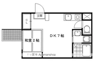 EASE大宮【202号室】の間取り