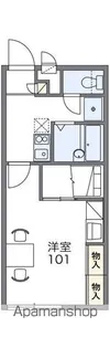レオパレスメイフラワーⅠ【204号室】の間取り