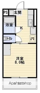 レジデンスヤマサI【2階】の間取り