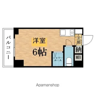 共立リライアンス四谷Ⅰ【7階】の間取り