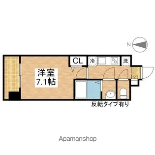 メイクスデザイン鶴舞【603号室号室】の間取り
