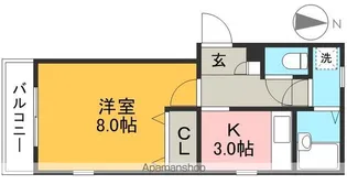 シルクハウス【3階】の間取り