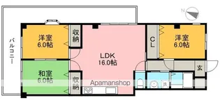 岡本マンション【2階】の間取り