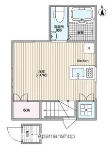COFFRET千住大橋【2階】の間取り