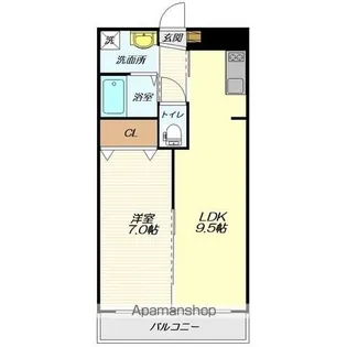 メゾン・ジュネスⅤ【205号室】の間取り