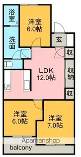 OCEAN61【2階】の間取り