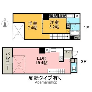 グラン・アベニュー白川公園【11階】の間取り