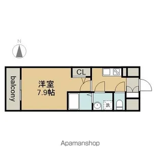 エスリード金山プルミエ【9階】の間取り