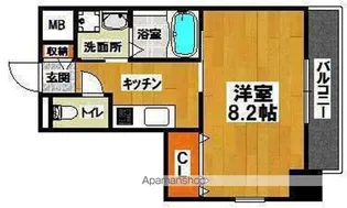 TKアンバーコート甲斐町西【4階】の間取り