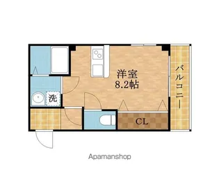 クライス横堤【3階】の間取り