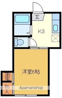 コーポ三登利【2階】の間取り
