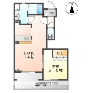 ロココプランB【1階】の間取り