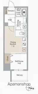 ブルーヴェル青葉通【9階】の間取り