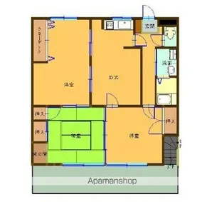 カマダビル【2階】の間取り