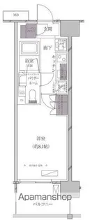 AーSTANDARD芝浦【8階】の間取り