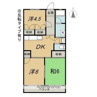 サンヒルズ太田北【3階】の間取り