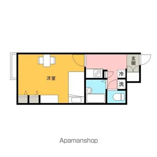 レオパレスシャルマン八田【2階】の間取り