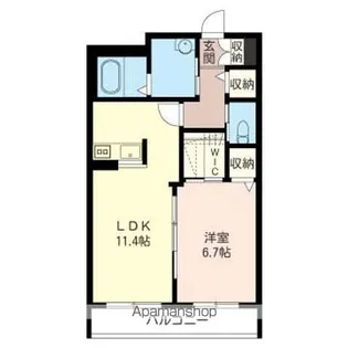 プランドール・ユキタ【303号室】の間取り