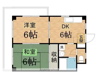 シャンポール【4階】の間取り