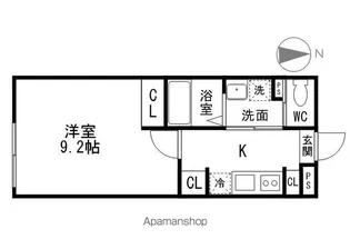 リアンテラス【1階】の間取り