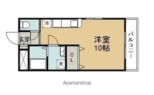 ガーデンハイツⅡ【301号室】の間取り