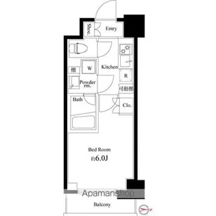 ハーモニーレジデンス武蔵小杉【5階】の間取り